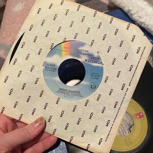 Vintage night ranger Sister Christian MCA vinyl 45 record